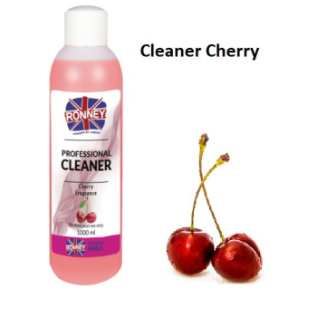 RONNEY - Profesjonalny cleaner do paznokci o zapachu wiśni CLEANER CHERRY 1000 ml   